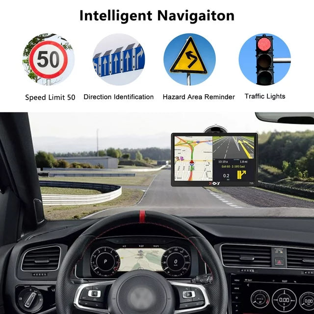 XGODY 735F: 7" GPS Portable Navigator
