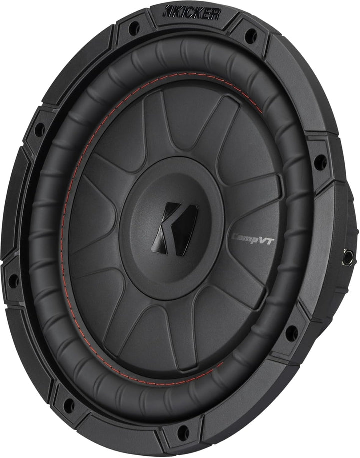 Kicker 52CVT104: 10" (25 CM) 4 Ω 350 W CompVT-Series Single Voice Coil Subwoofer