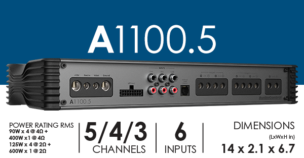 AudioControl A1100.5: 5-Channel Altitude-Series Amplifier
