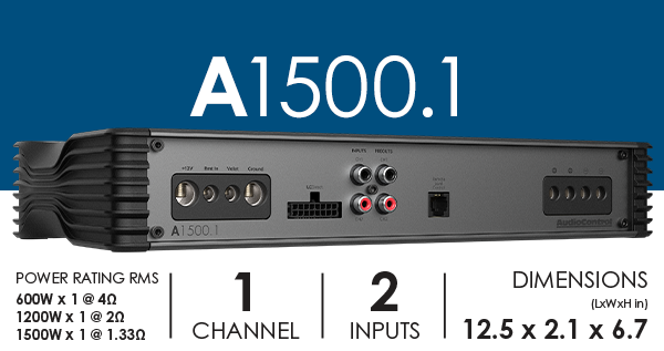 AudioControl A1500.1: Altitude-Series Monoblock Amplifier