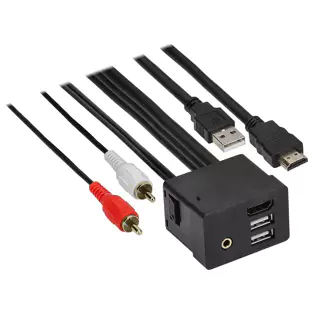 Axxess AXUSB-HK3: AUX / USB / HDMI OEM Dash Panel