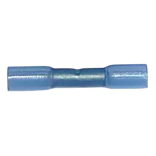 Install Bay BBS-HS: 16 - 14 GA Blue Heat Shrink Butt Connectors