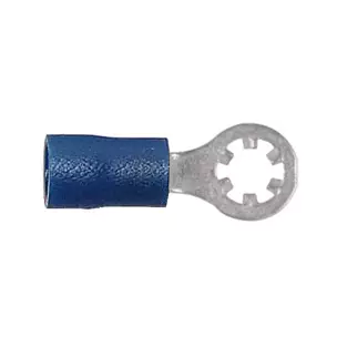 Install Bay BVSRT8: 16 - 14 GA Blue Vinyl Insulated Star Ring Terminals