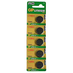 GP CR-2032: 5 Pieces 3 V Lithium Cell Batteries