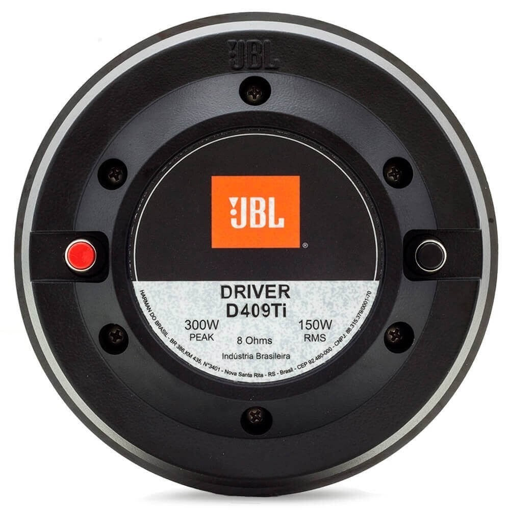 JBL / Selenium D409TI: 2" 150 W RMS 8-Ohms Exit Throat Titanium Compression Driver