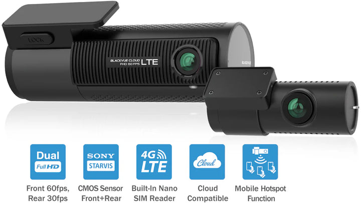 BlackVue DR750-2CH32-LTE: 2-Channel / Dual Full HD Dash Camera