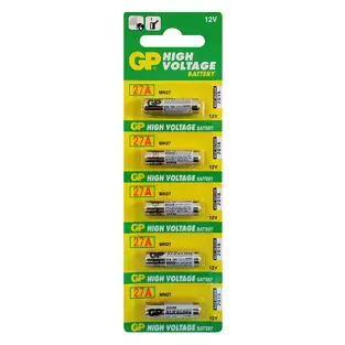GP GP-27A: 5 Pieces 12 V Alkaline Batteries