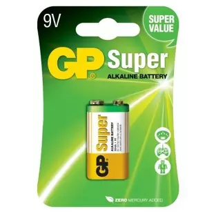 GP GPAL-9V: 9 V Alkaline Battery