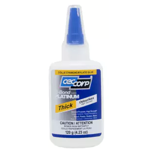 Ceccorp I-000771: 4.2 OZ High Viscosity Thick Odorless C Bond CA Glue