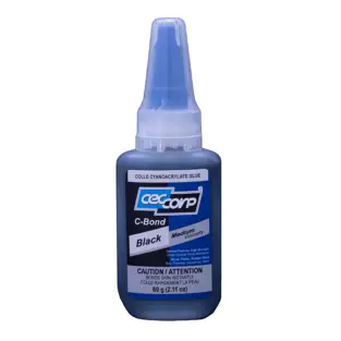 Ceccorp I-401135: 2.1 OZ Medium Viscosity Black C Bond CA Glue