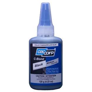 Ceccorp I-401142: 4.2 OZ Medium Viscosity Black C Bond CA Glue
