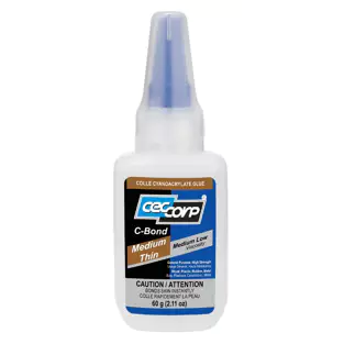 Ceccorp I-401401: 2.1 OZ Medium Low Viscosity Thin C Bond CA Glue