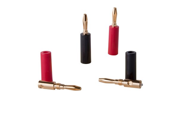 Maestro MBP4: Slim Body Metal Banana Plugs
