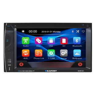 Blaupunkt MIAMI650: 6.2" Bluetooth Double-Din Receiver
