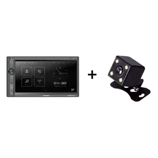 Blaupunkt ORLANDO750-CAM: Double-Din Receiver + Mini Rear View Camera