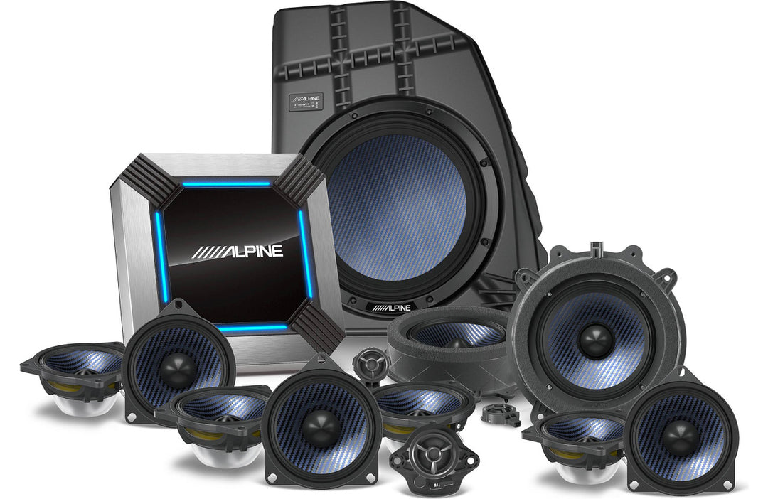 Alpine PSS-TSLA-21Y: 13 Speakers Sound System Upgrade