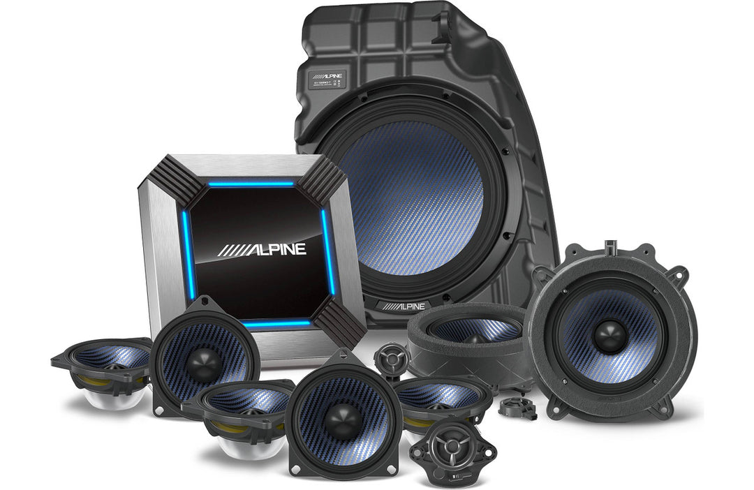 Alpine PSS-TSLA-223: 11 Speakers Sound System Upgrade