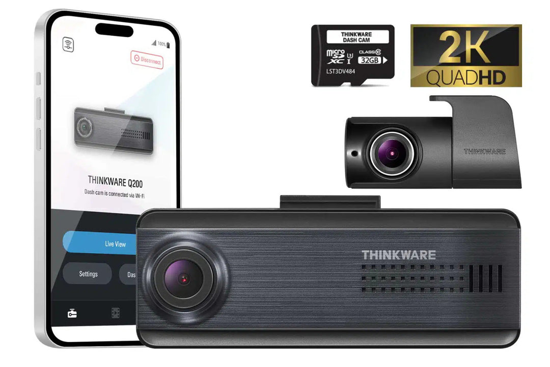 Thinkware Q200DCH32: 32 GB 2 K + 1080 P Dash Camera