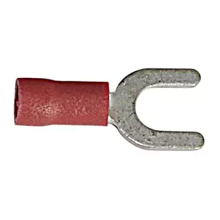 Install Bay RS-10: 22 - 18 GA Red Vinyl Insulated Spade Connectors