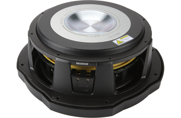 Alpine RS-W10D2: 10" R-Series 600 W RMS Dual 2-Ohms Shallow Subwoofer