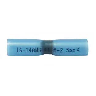 Install Bay SST-BBS: 16 - 14 GA Blue Solder Seal / Heat Shrink Butt Connectors