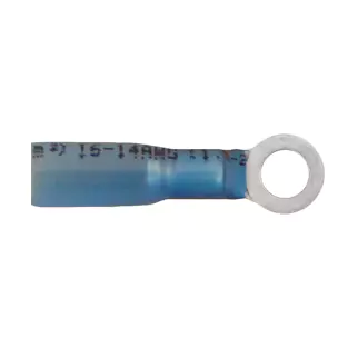 Install Bay SST-BR10: 16 - 14 GA Blue Adhesive Heat Shrink Ring Terminals