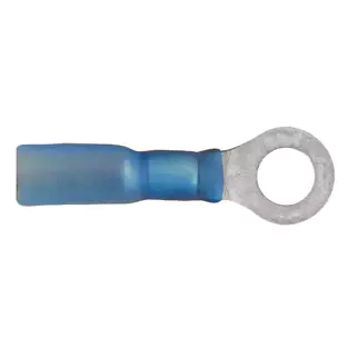 Install Bay SST-BR14: 16 - 14 GA Blue Adhesive Heat Shrink Ring Terminals