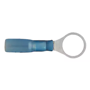 Install Bay SST-BR38: 16 - 14 GA Blue Adhesive Heat Shrink Ring Terminals