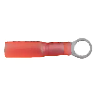 Install Bay SST-RR10: 22 - 16 GA Red Adhesive Heat Shrink Ring Terminals