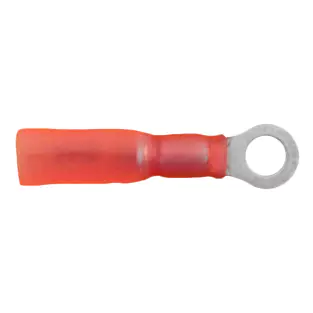 Install Bay SST-RR8: 22 - 16 GA Red Adhesive Heat Shrink Ring Terminals