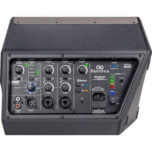 Alto Sheeran Busker: 6.5" 200 W Silver Special Edition Portable PA Speaker