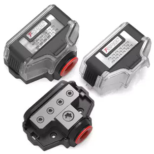 T-Spec VDB4: 1 / 0 GA In 4 / 8 GA Out V12-Series Distribution Blocks