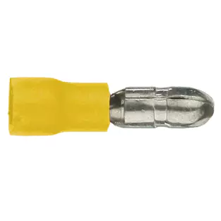 Install Bay YBTM-195: 195 FT 12 - 10 GA Yellow Male Bullet Connectors
