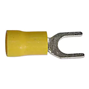 Install Bay YS-14: 12 - 10 GA Yellow Vinyl Insulated Spade Connectors