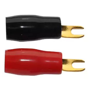 Install Bay YS-4G: 4 GA Gold Spade Connectors