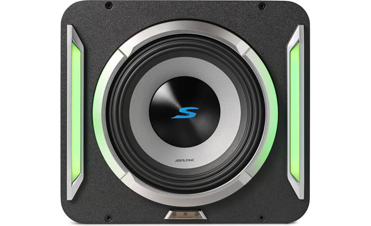Alpine S2-SB10: 10" S-Series PrismaLink Pre-Loaded Subwoofer Wedge Enclosure