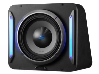 Alpine S2-SB12: 12" S-Series PrismaLink Pre-Loaded Wedge Subwoofer Enclosure