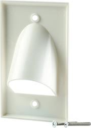 07-6088-01  :Cable Management Reversible Wall Plate 1G