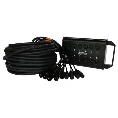 HE8-4X-25 SFM:Multi Channel XLR Sanke Cable 8Send/4 Retruns