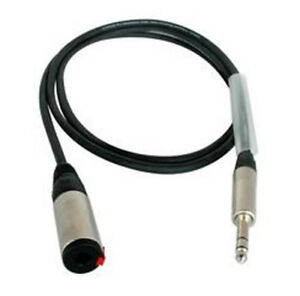 NSJ-10 SFM:1/4" Male TRS To1/4" Female TRS 10FT