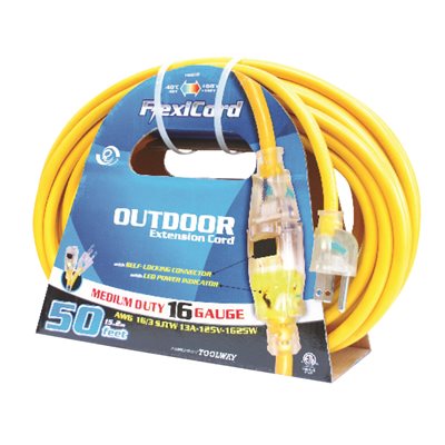140019 TOO:Electrical Extension Cord 16/3 SJTW 100FT