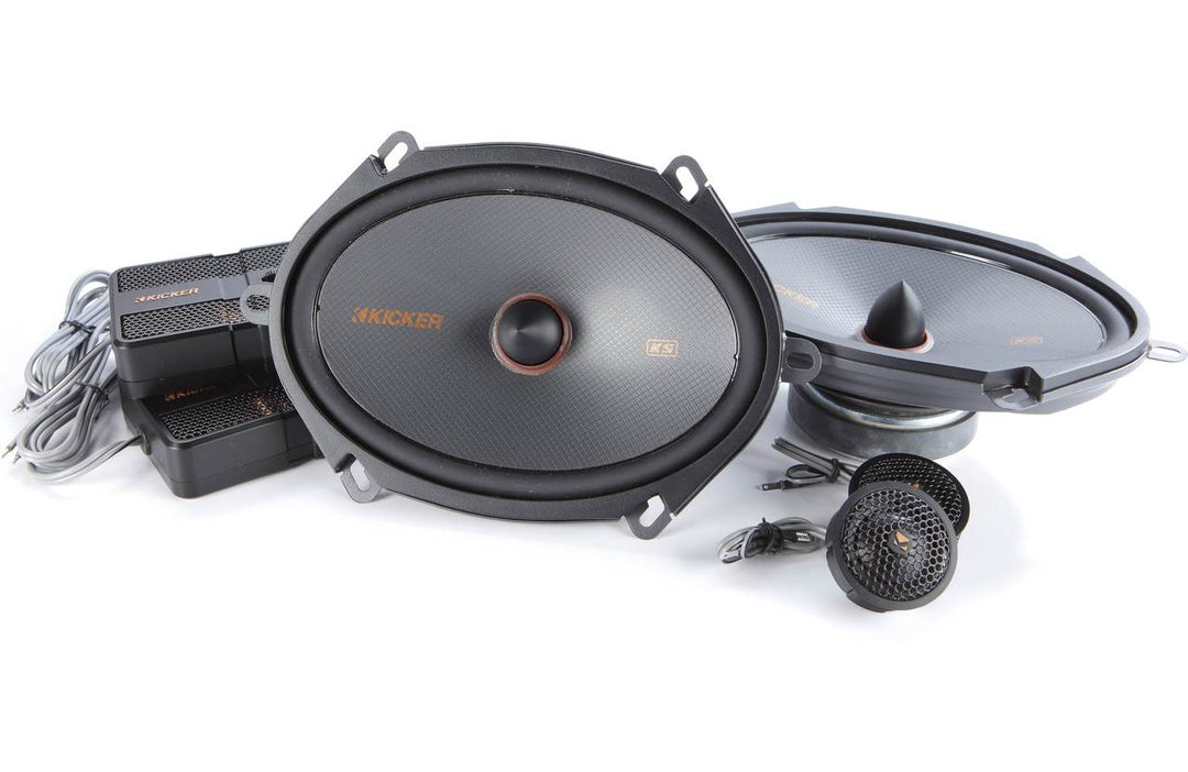 Kicker 47KSS6804: 6 x 8" Component Speaker System KS Series