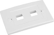 AZ 07-6073-01AA:Keystone Blank Wall Plate 1Port