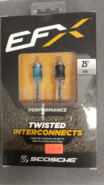EFXRC25 IMP:2xRCA Male To 2xRCA Male 25FT