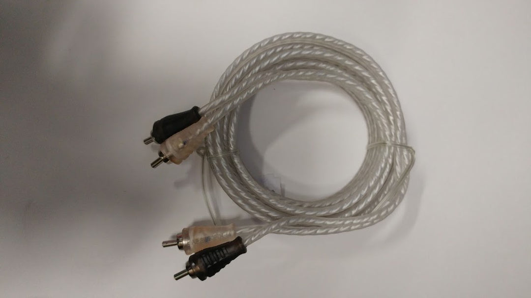002 AUD: Male - Male 6 FT Silver Audio / Video Component RCA Splitter