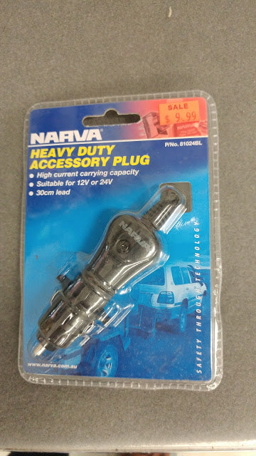 AZ 81024BL ACC:Car Male plug 12V To 24V W/cord1FT