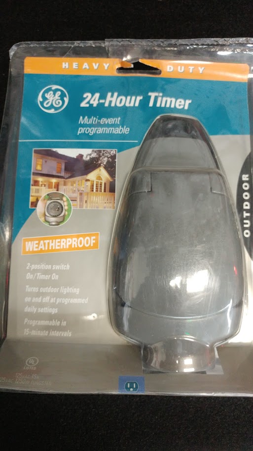 GE5193-DSP :24-Hour Heavy-Duty Outdoor Mechanical Timer (open Box)