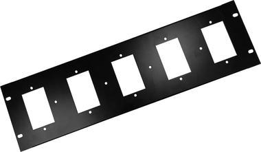 07-6203-03  :Blank Decora Rack Mount Panel 3U 8G Metal