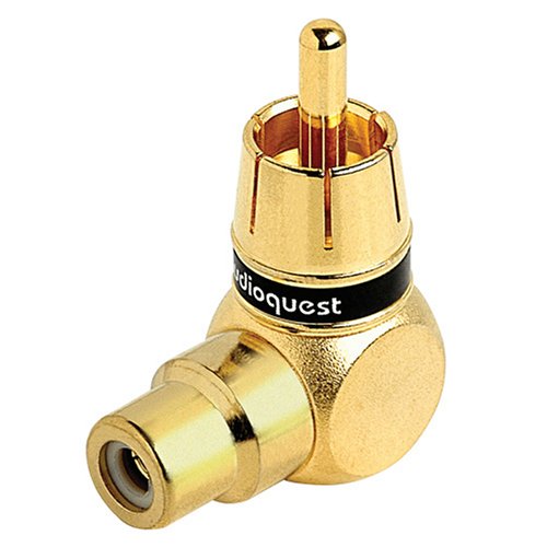15-0524: RCA Male Plug To RCA Female Jack R/A Adapter