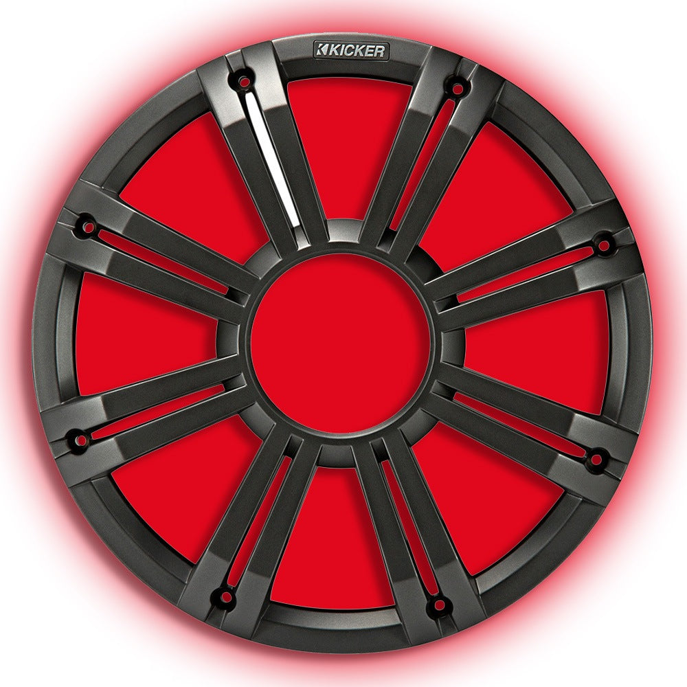 Kicker 45KMG12C: 12" LED Marine Subwoofer Grille